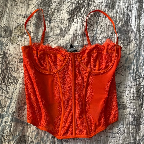 Urban outfitters bright corset top - Picture 2 of 5